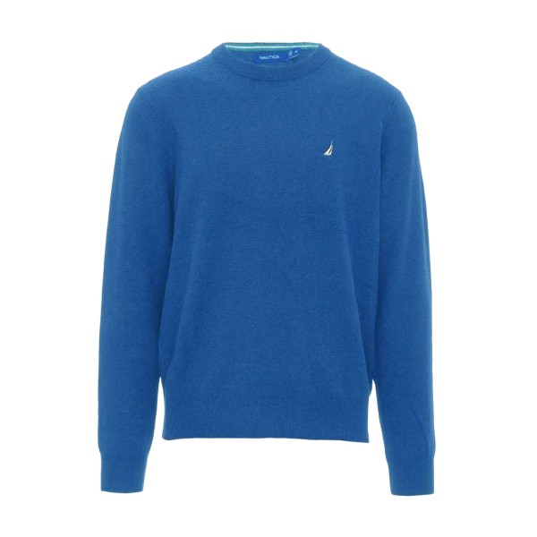 Ανδρικό Πουλόβερ NAUTICA Cotton C-Neck S27004/4DX Μπλε1
