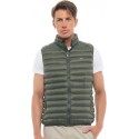Biston fashion ανδρικό ultra light γιλέκο Χακί-γκρί 47-202-0011