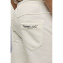 Edward Jeans Παντελόνι Φόρμας με Λάστιχο Off White Rimon-S22 Pants1