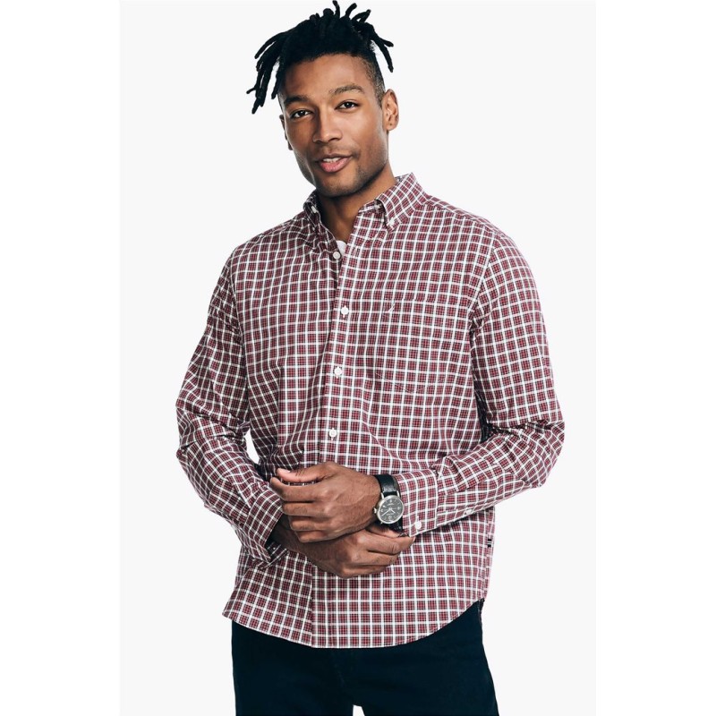 ΠΟΥΚΑΜΙΣΟ ΑΝΔΡΙΚΟ NAUTICA ΚΟΚΚΙΝΟ1