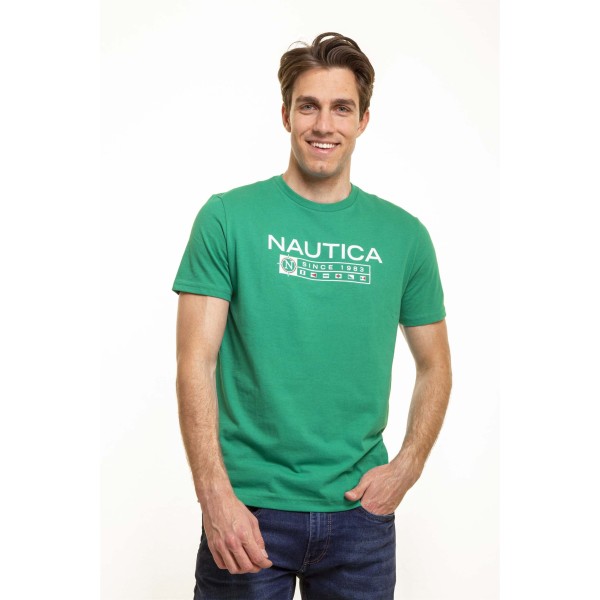 T-SHIRT ΑΝΔΡΙΚΟ NAUTICA ΠΡΑΣΙΝΟ1