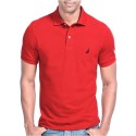 NAUTICA Ανδρικό κόκκινο  πόλο πικέ K41050 6NR 1