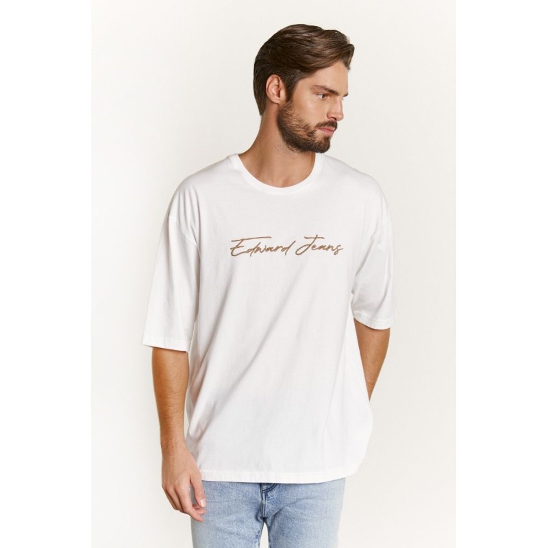 T-SHIRT ΑΝΔΡΙΚΟ EDWARD ΑΣΠΡΟ 1