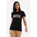T-SHIRT ΓΥΝΑΙΚΕΙΟ NAUTICA ΜΑΥΡΟ1