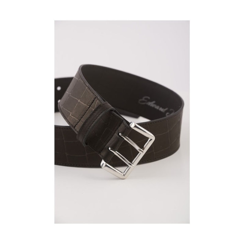 Edward Jeans Γυναικεία Ζώνη σε Μαύρο χρώμα1