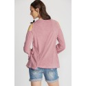 Edward Jeans Benitha ΄Μακρυμάνικη Μπλούζα 17.1.2.01.073-WILD Ροζ1
